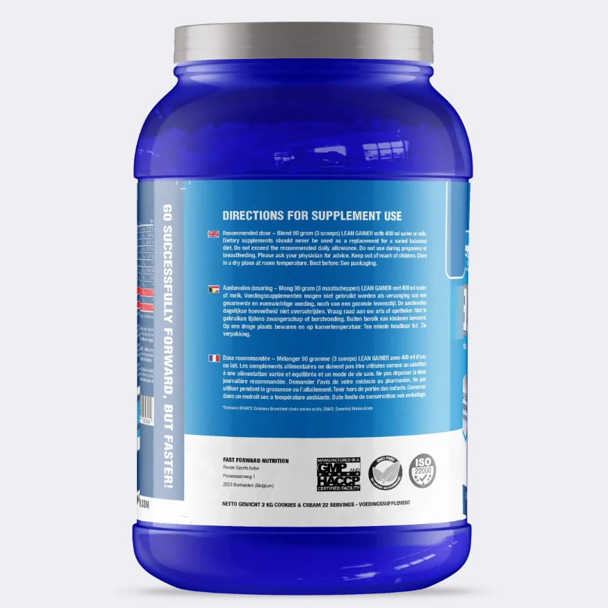 Fast Forward Nutrition Lean Gainer 2 Kg
