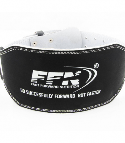 Fast Forward Nutrition Lederen Riem Met Verhoogde Rugsteun
